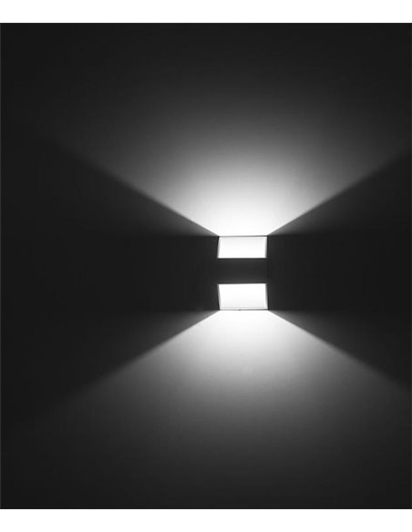 Aplique de pared Keop – FORLIGHT – Lámpara moderna blanca, LED 3000K 420 lm