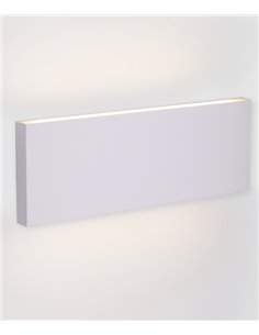 Aplique de pared Thin – FORLIGHT – Lámpara minimalista en 2 colores, LED 3000K 860 lm, Medida: 22,5 cm