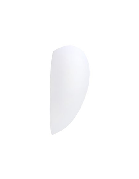 Aplique de pared Glass – FORLIGHT – Lámpara de cristal blanca, Disponible en 2 medidas