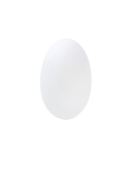 Aplique de pared Glass – FORLIGHT – Lámpara de cristal blanca, Disponible en 2 medidas