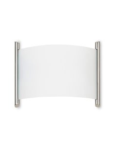 Aplique de pared Niza – FORLIGHT – Lámpara de cristal, Largo: 31 cm