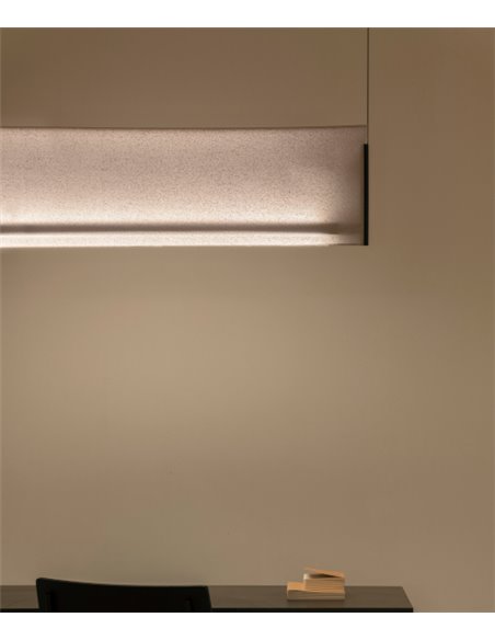 Lámpara colgante de techo Nebra – a-emotional light – Lámpara decorativa LED 2173 lm 2700K, Disponible en topo y beige