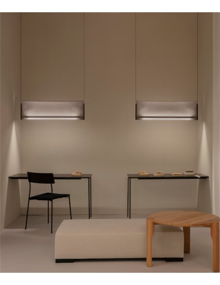 Lámpara colgante de techo Nebra – a-emotional light – Lámpara decorativa LED 2173 lm 2700K, Disponible en topo y beige