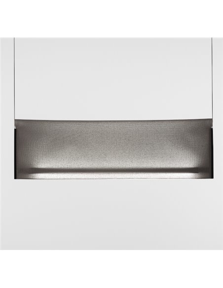 Lámpara colgante de techo Nebra – a-emotional light – Lámpara decorativa LED 2173 lm 2700K, Disponible en topo y beige