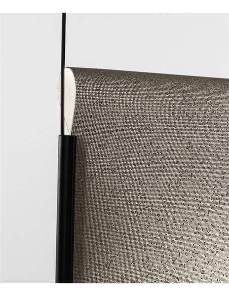 Lámpara colgante de techo Nebra – a-emotional light – Lámpara decorativa LED 2173 lm 2700K, Disponible en topo y beige