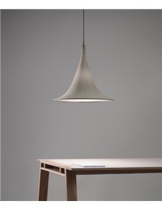 Lámpara de techo Cabana - a-emotional light – Pantalla hecha de punto 3D, Dos tamaños: 60 cm/90 cm
