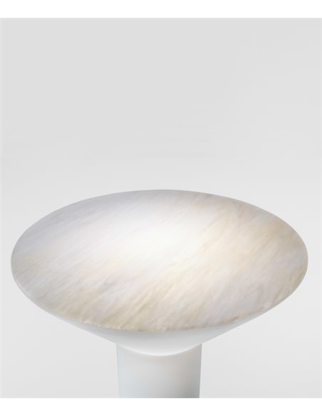 Lámpara de mesa Era – a-emotional light – Lámpara de vidrio artesanal, Altura: 37 cm