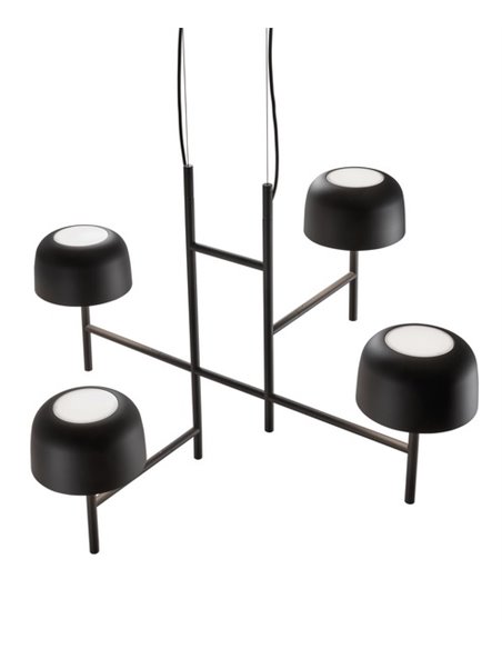 Lámpara colgante Bol – Bover – Decorativa con 4 luces, LED Regulable TRIAC
