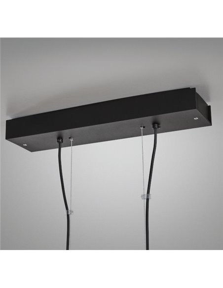 Lámpara colgante Bol – Bover – Decorativa con 4 luces, LED Regulable TRIAC