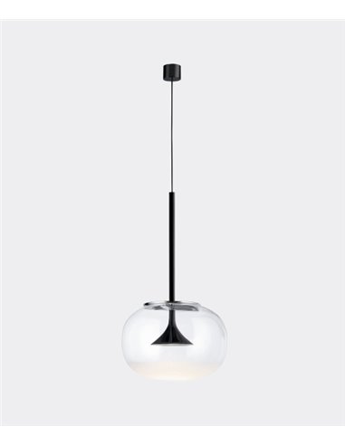 Lámpara colgante Alive – LedsC4 – Lámpara de cristal tipo bola, LED 2700K 454 lm 