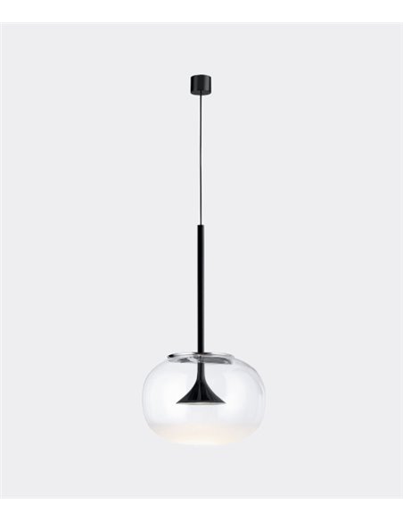 Lámpara colgante Alive – LedsC4 – Lámpara de cristal tipo bola, LED 2700K 454 lm 