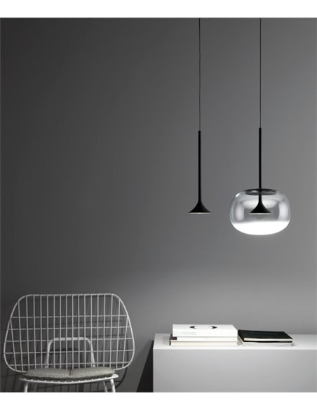Lámpara colgante Alive – LedsC4 – Lámpara de cristal tipo bola, LED 2700K 454 lm 