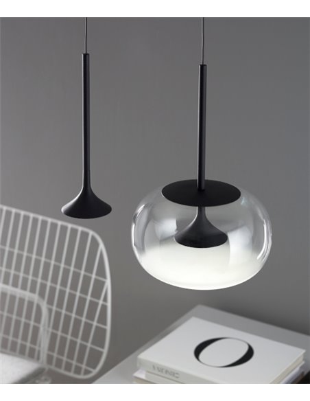 Lámpara colgante Alive – LedsC4 – Lámpara de cristal tipo bola, LED 2700K 454 lm 