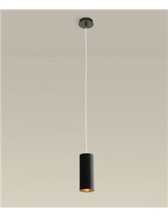 Lámpara colgante Pipe – LedsC4 – Lámpar minimalista en 3 colores y 2 tamaños, 1xGU10