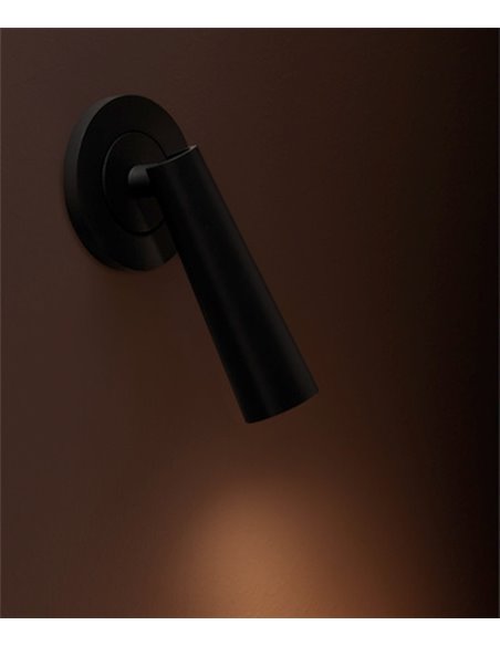 Aplique de pared Gamma Round – LedsC4 – Lámpara de lextura LED 2700K, Instalación empotrado/superficie