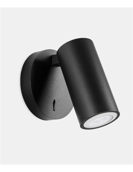 Aplique de pared Simply – LedsC4 – Lámpara de lectura con foco orientable, 1xGU10
