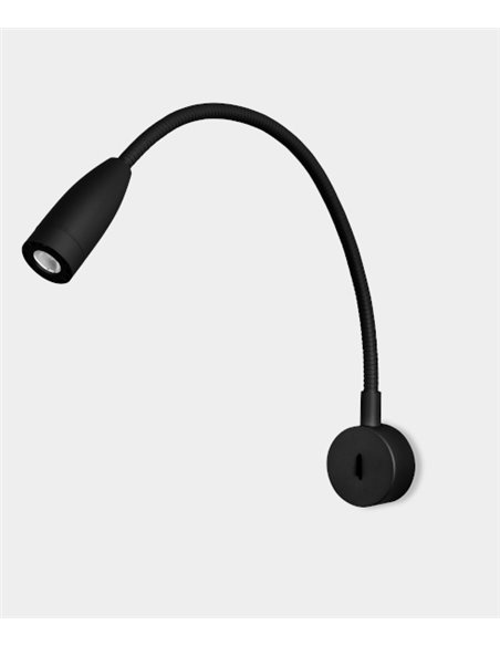Aplique de pared Bed Round – LedsC4 – Lámpara de lectura con flexo orientable, Disponible en 3 colores, LED 3000K