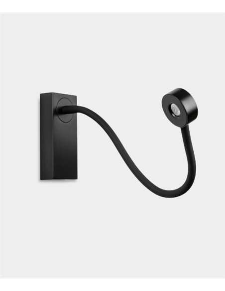 Aplique de pared Link Surface – LedsC4 – Lámpara de lectura touch dimming, LED 2700K, Disponible en 2 colroes
