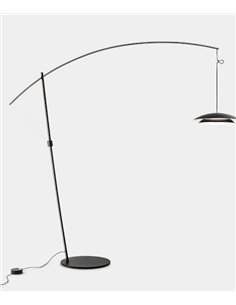 Lámpara de pie smart Noway – LedsC4 – Lámpara tipo arco de lectura, Regulable LED, Altura regulable 2