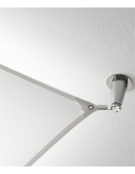 Lámpara de techo Veroca - B.lux - LED Regulable, Pantalla en 2 colores y 2 medidas