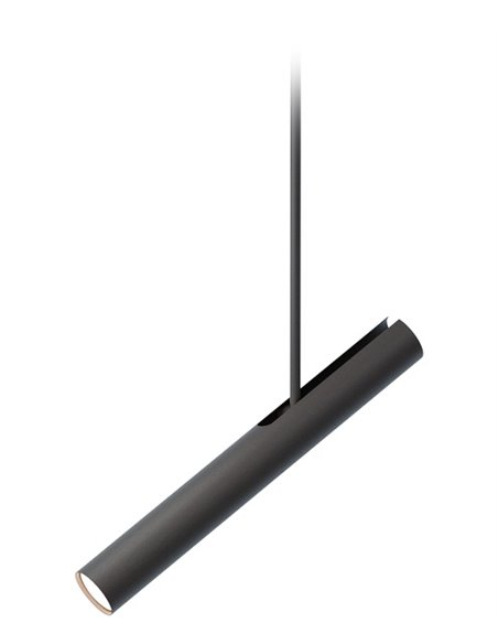 Lámpara colgante Rhoda – Robin – Proyector de techo minimalista, Disponible en negro y dorado