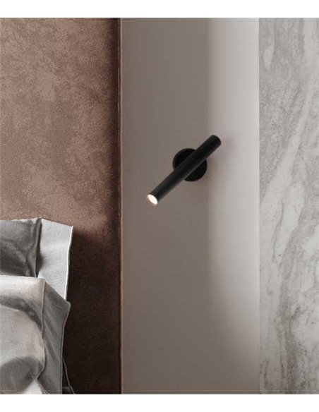 Aplique de lectura Rui – Robin – Cabezal orientable, disponible en 3 acabados, LED 3000K