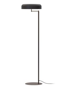 Lámpara de pie Rea – Robin – Diseño moderno de hierro negro mate, Altura: 129 cm 2