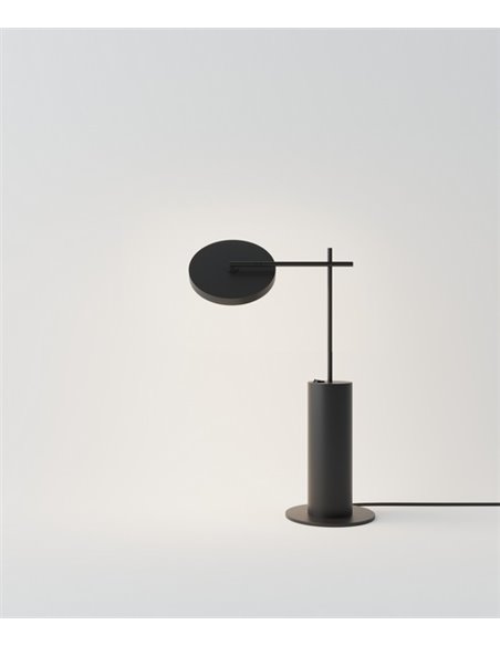 Lámpara de escritorio Rafaela – Robin – Pantalla orientable, LED 3000K, Acabado negro mate