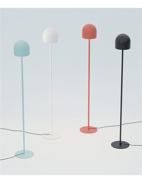 Lámpara de pie Rio – Robin – Diseño minimalista en 3 colores, Altura: 120 cm