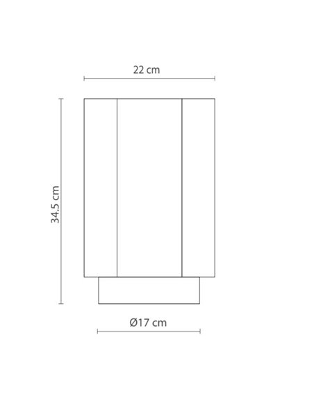 Lámpara de mesa Roxi – Robin – Pantalla de tela crema, 1xE27