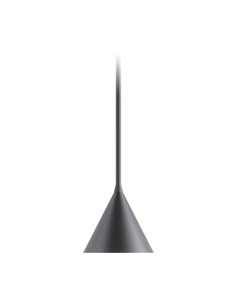 Lámpara colgante Rubi Mono – Robin – Diseño minimalista negro, interior dorado 2