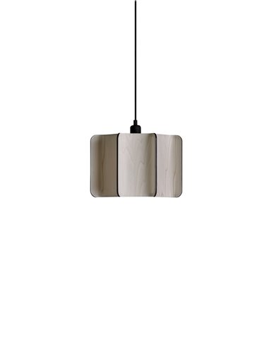 Lámpara colgante Kactos - LZF - Pantalla de madera en varios colores, diseño artesanal