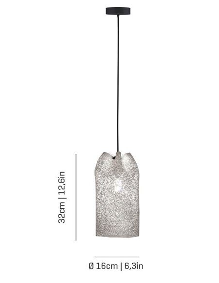 Lámpara colgante de exterior Agasallo – a-emotional light