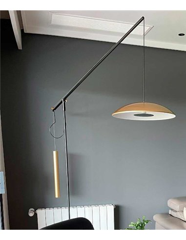 Lámpara de pie Momento Dome – Myo – Lámpara moderna tipo arco, recomendable para la lectura