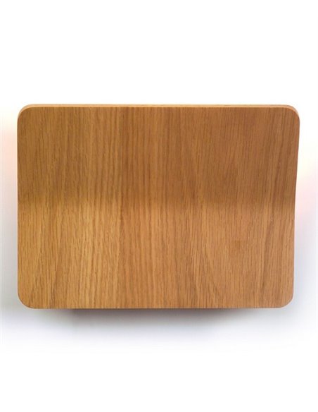 Lámpara de pared Kito – Luxcambra – Pantalla de madera de roble, Lámpara LED