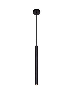 Lámpara colgante Milos – Luxcambra – Diseño minimalista tubular negro, luz LED 2