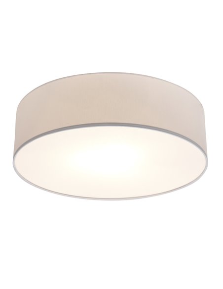 Plafón de techo Rondo – Luxcambra – Pantalla de loneta en 3 tamaños: Ø 40/50/60 cm