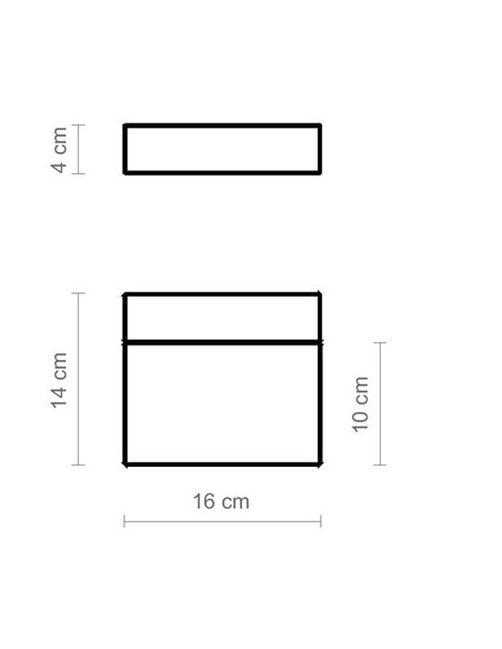 Aplique de pared Dual – Luxcambra – Diseño moderno blanco/negro, Lámpara LED