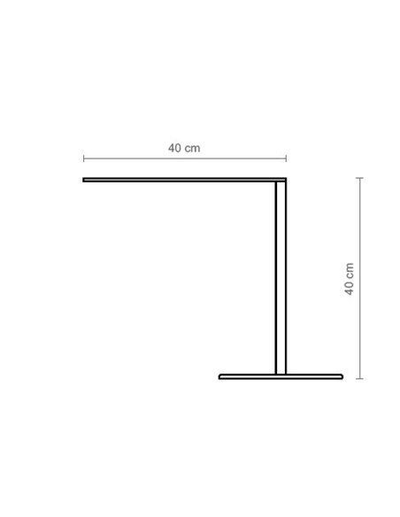 Lámpara de escritorio Matrix LED – Luxcambra – Diseño minimalista en blanco o negro