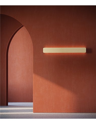 Aplique de pared Nina – Luz Negra – Lámpara de madera en 2 tamaños, LED no regulable/Dali-Push