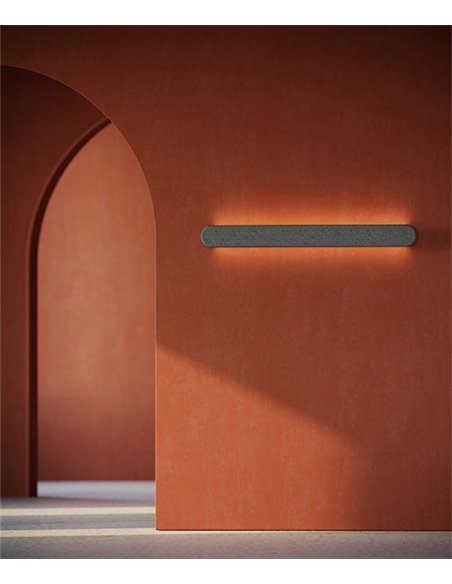 Aplique de pared Kipu – Luz Negra – Lámpara acústica de materiales reciclados PET