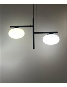 Lámpara colgante Victoria – Fokobu – Lámpara tipo bola de 2 luces