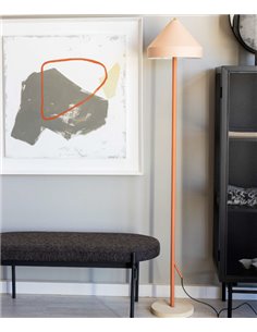 Lámpara de pie Lester – Fokobu – Lámpara minimalista con tulipa cónica