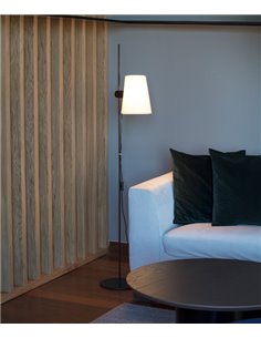 Lámpara de pie Lupe - Faro - Pantalla orientable, lámpara de lectura