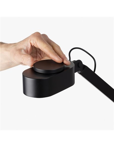 Lámpara de escritorio Inviting – Faro – Lámpara de estudio con cabezal orientable, LED regulable