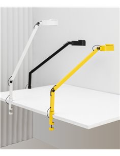Lámpara con enganche Inviting - Faro - Lámpara de escritorio LED orientable y regulable