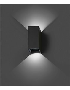 Aplique de pared Blind – Faro – Diseño moderno, Lámpara LED de exterior