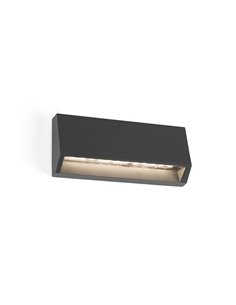 Aplique de pared de exterior Must – Faro – Lámpara moderna en gris oscuro, disponible en 3 tamaños