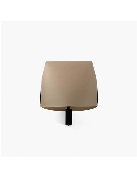 Aplique de pared Luang – Faro – Pantalla de pergamino en blanco o camel