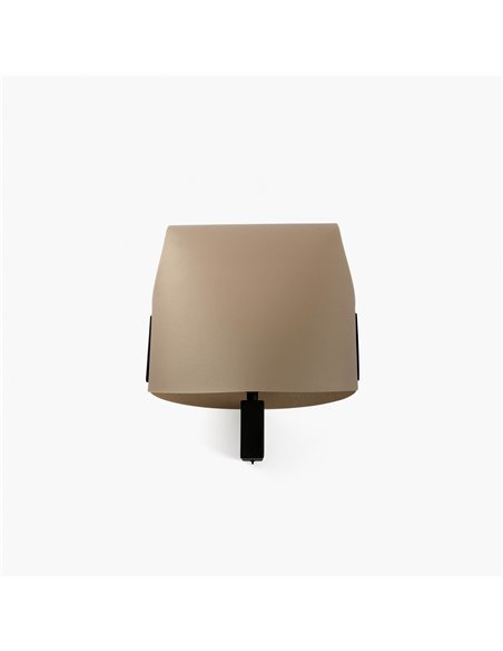 Aplique de pared Luang – Faro – Pantalla de pergamino en blanco o camel